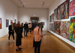 Neue Galerie Graz Ausstellung Janz Franz. Schau weg Teppata!