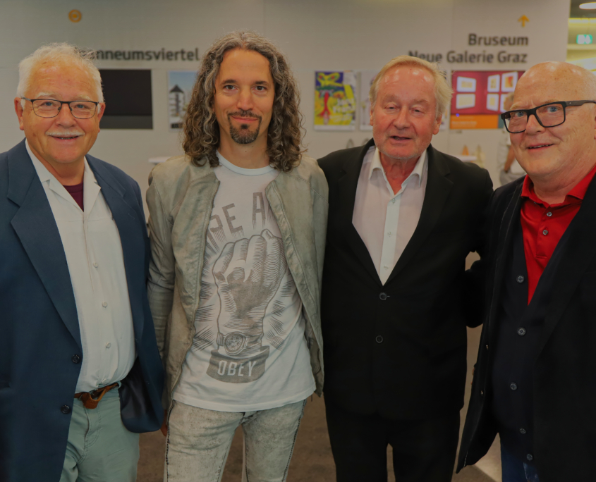 Neue Galerie Graz Ausstellung Janz Franz. Schau weg Teppata!