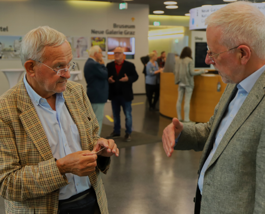 Neue Galerie Graz Ausstellung Janz Franz. Schau weg Teppata!