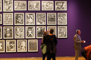 Neue Galerie Graz Ausstellung Janz Franz. Schau weg Teppata!