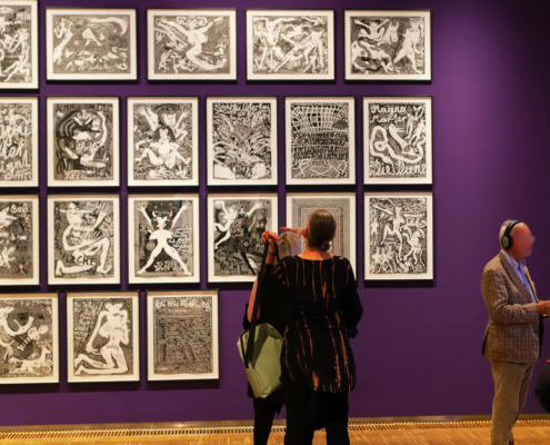 Neue Galerie Graz Ausstellung Janz Franz. Schau weg Teppata!