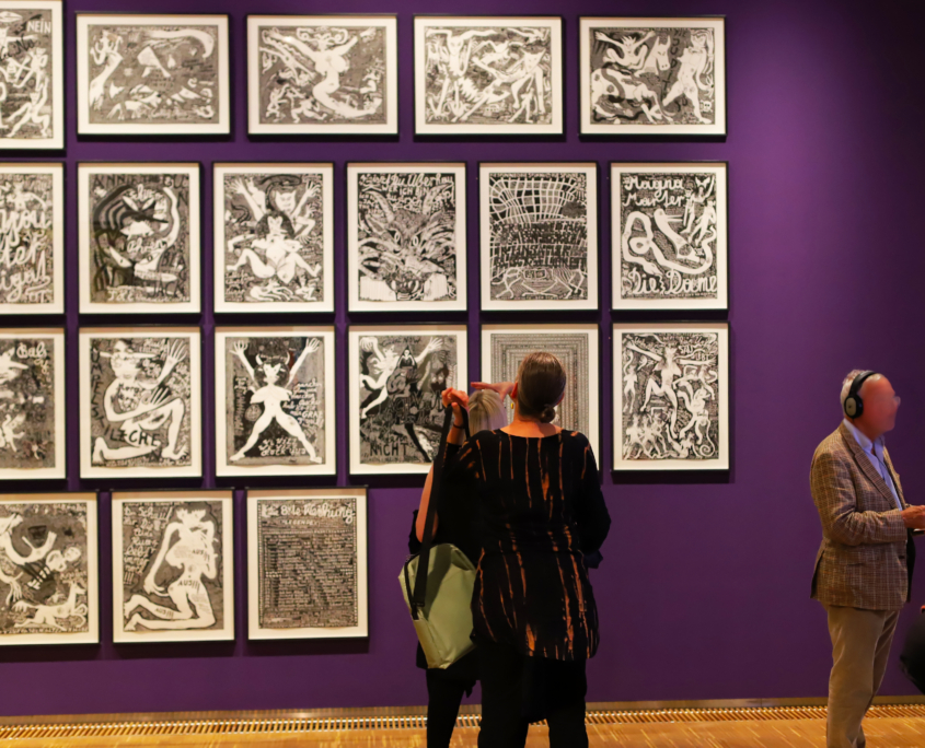 Neue Galerie Graz Ausstellung Janz Franz. Schau weg Teppata!