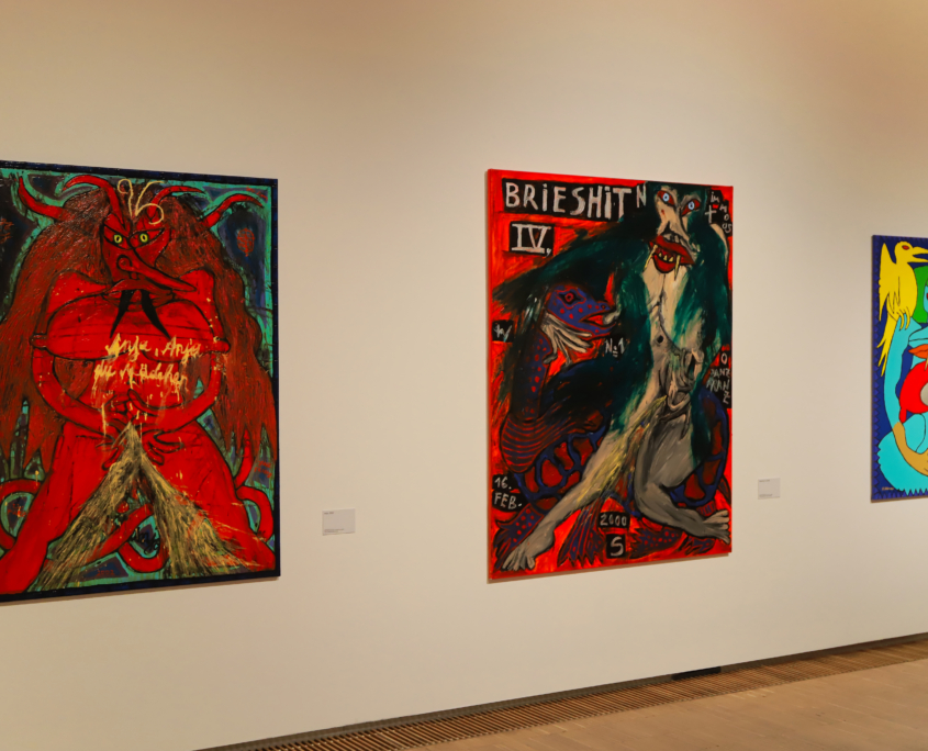 Neue Galerie Graz Ausstellung Janz Franz. Schau weg Teppata!