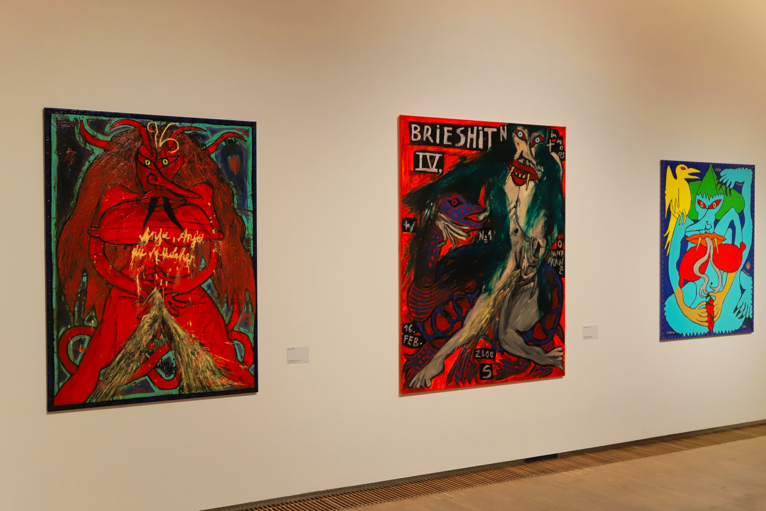 Neue Galerie Graz Ausstellung Janz Franz. Schau weg Teppata!