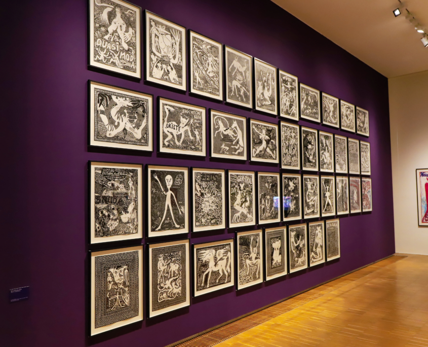 Neue Galerie Graz Ausstellung Janz Franz. Schau weg Teppata!