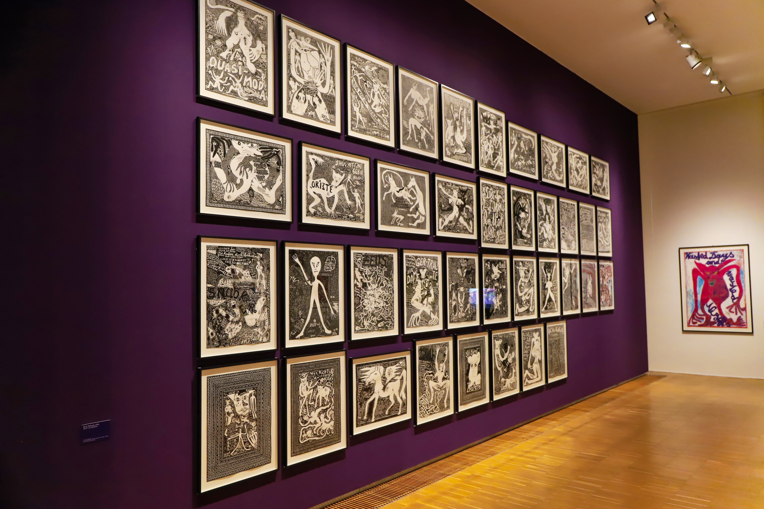 Neue Galerie Graz Ausstellung Janz Franz. Schau weg Teppata!