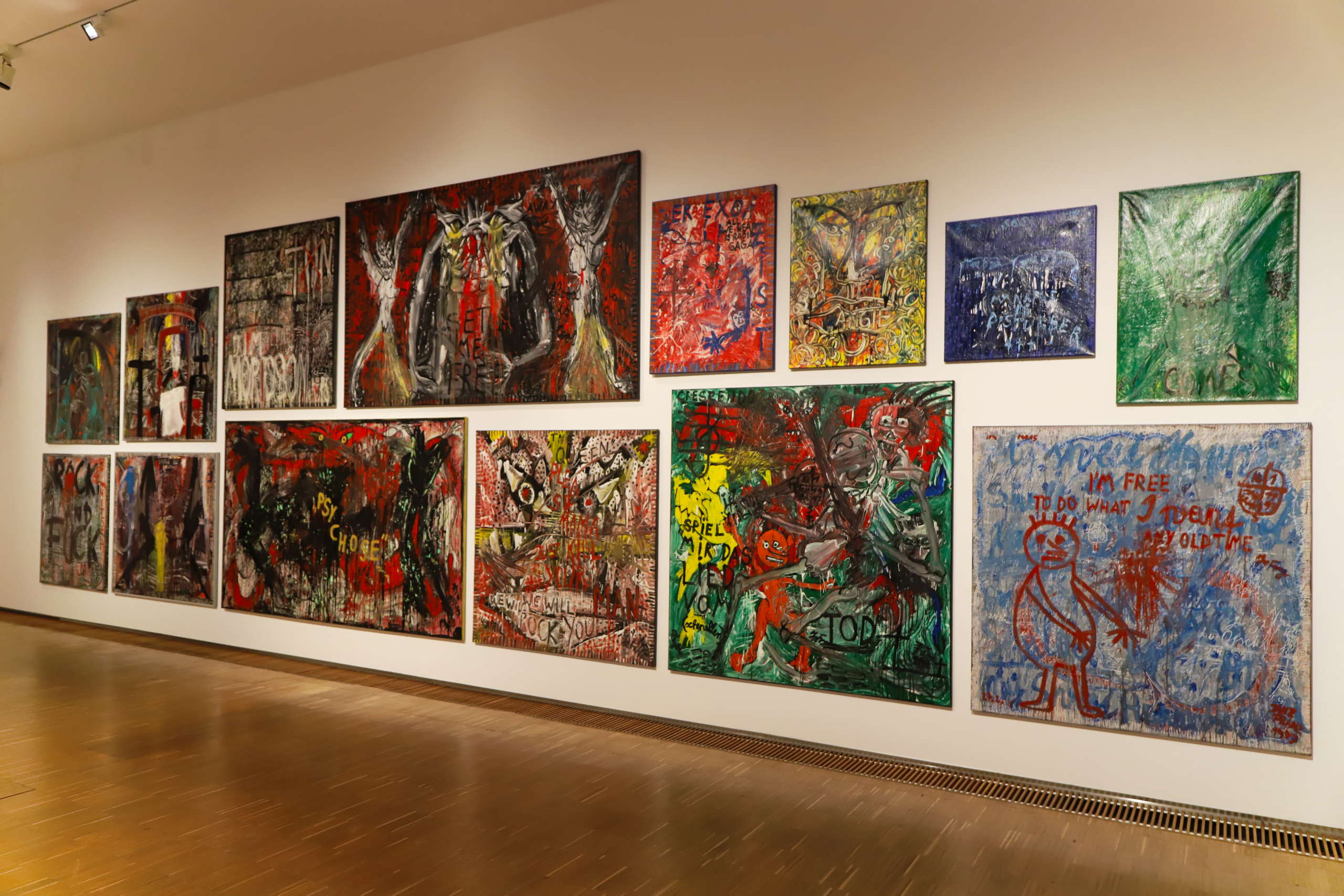 Neue Galerie Graz Ausstellung Janz Franz. Schau weg Teppata!