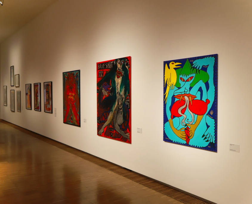 Neue Galerie Graz Ausstellung Janz Franz. Schau weg Teppata!