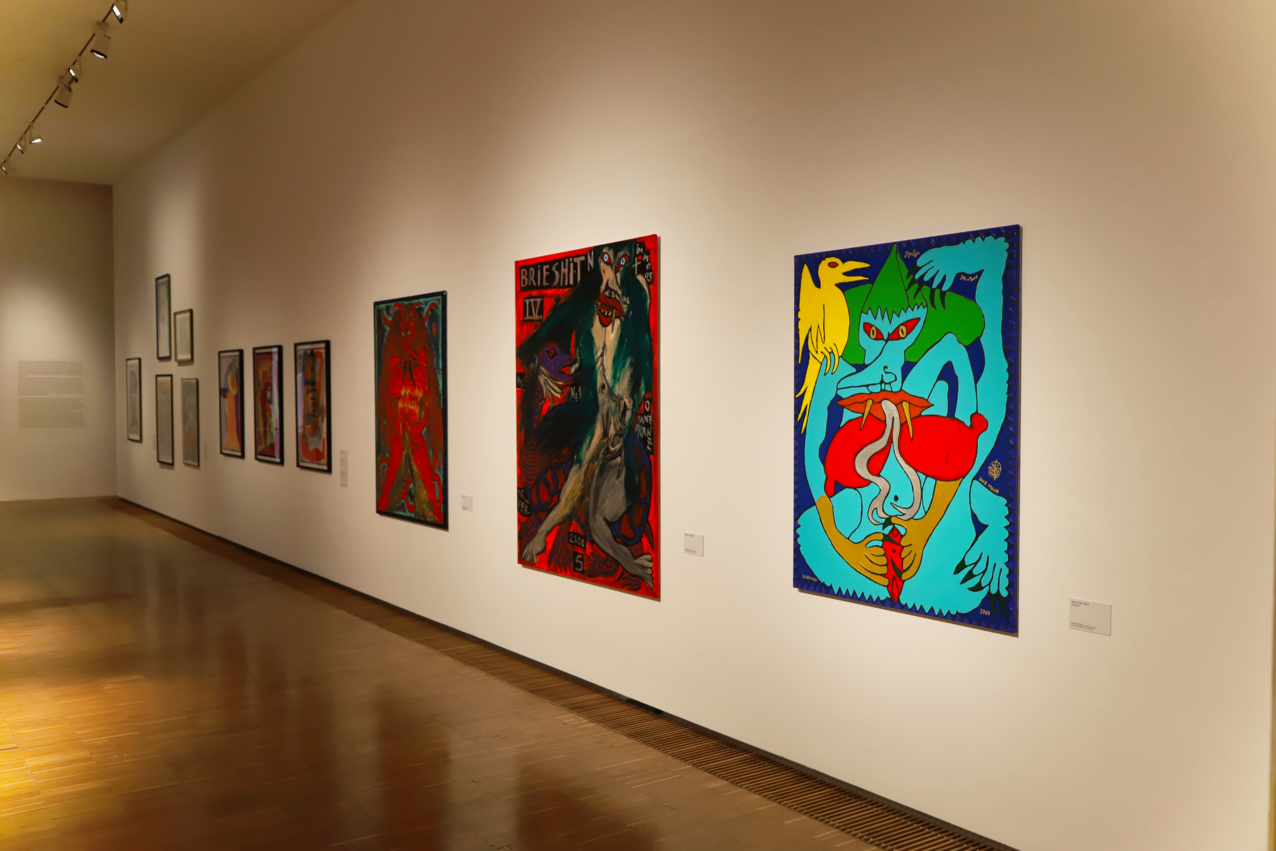 Neue Galerie Graz Ausstellung Janz Franz. Schau weg Teppata!