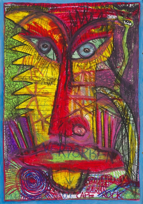 Hard Rock Cafe | 100 x 70 cm | 1992 Janz Franz Rockmusik