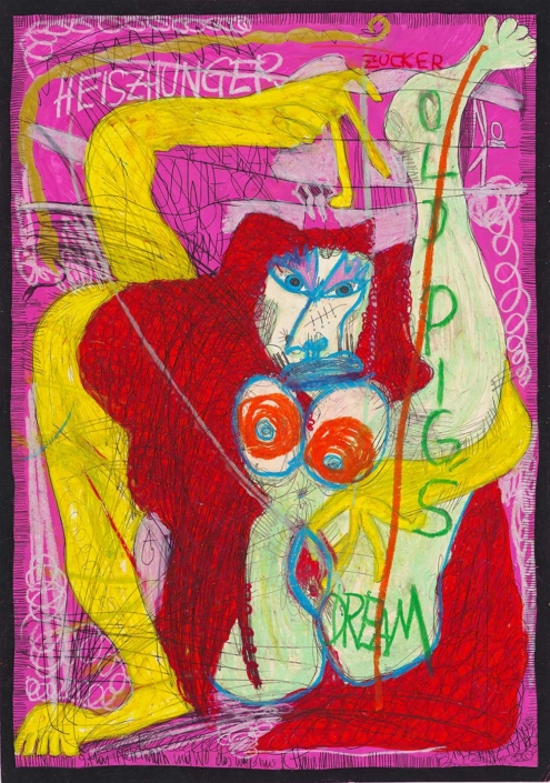 Heiszhunger | 70 x 100 | 1992 Janz Franz Frauenbilder