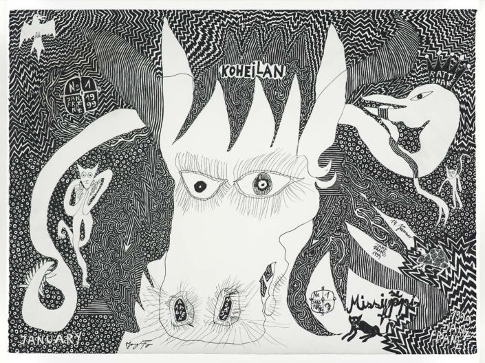 Federzeichnungen Janz Franz Radierungen