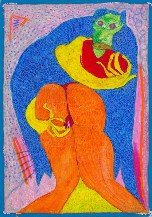 Ohne Worte | 100 x 70 cm | 1992 Janz Franz Frauenbilder