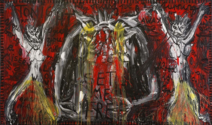 Set me free | 160 x 270 cm | 1997 Janz Franz Rockmusik