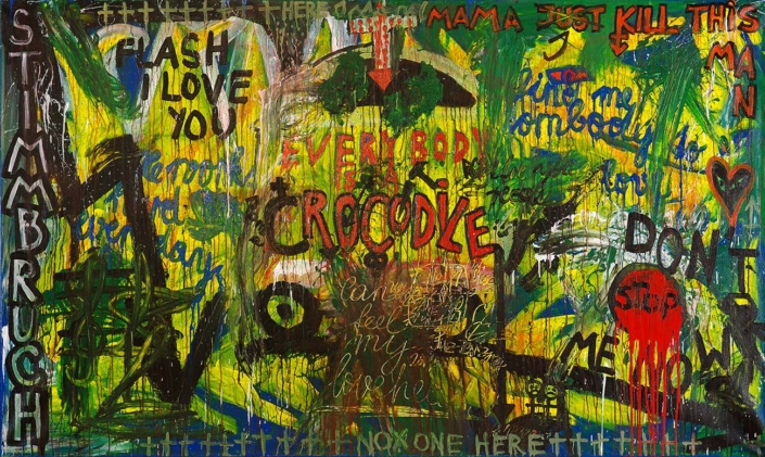 Stimmbruch | 160 x 270cm | 1997 Janz Franz Rockmusik