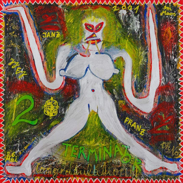 Terminator-II | 180 x 180 cm | 2001 Janz Franz Frauenbilder