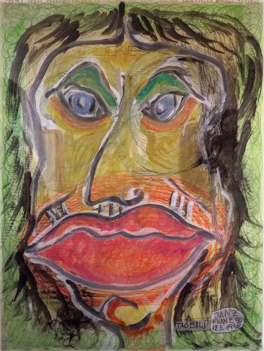 Tagbild | 42 x 55 cm | 1990 Janz Franz Frauenbilder