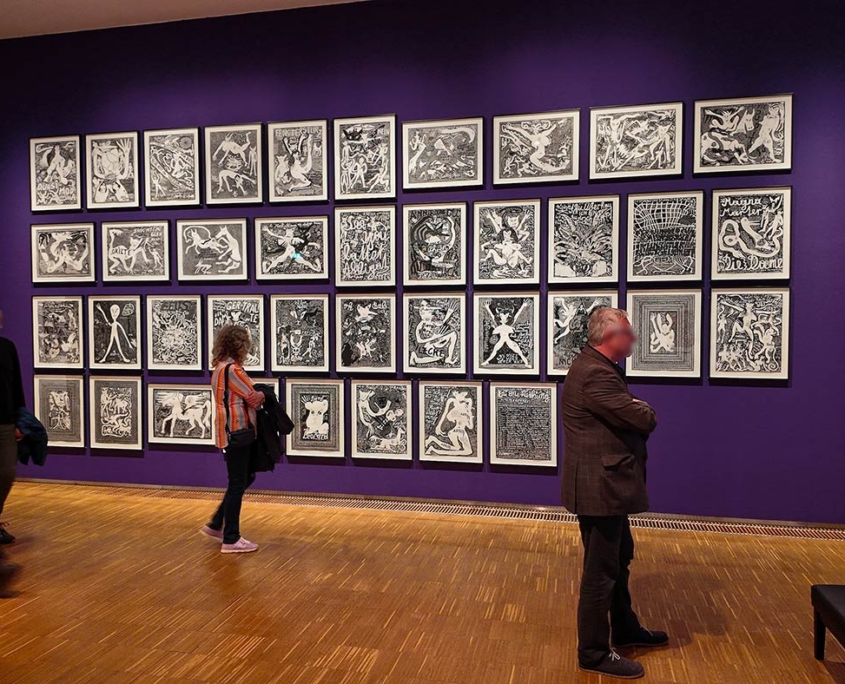 Neue Galerie Graz Ausstellung Janz Franz. Schau weg Teppata!