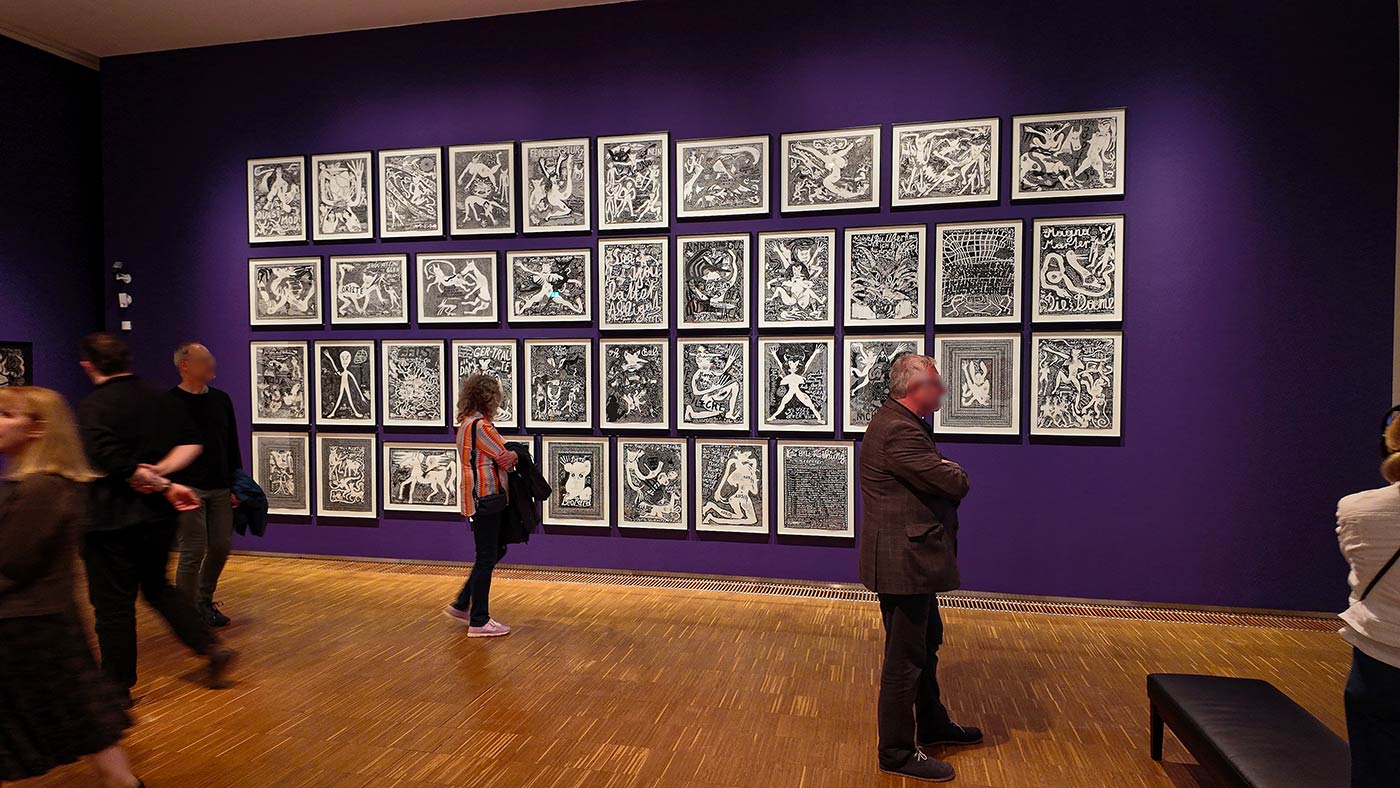 Neue Galerie Graz Ausstellung Janz Franz. Schau weg Teppata!