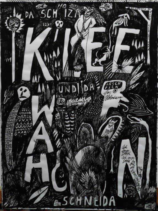 Janz Franz Feder Zeichnung und Radierungen